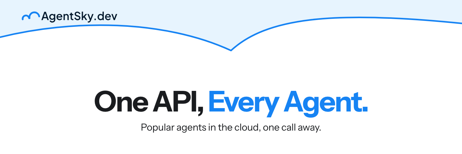 AgentSky.dev X profile cover